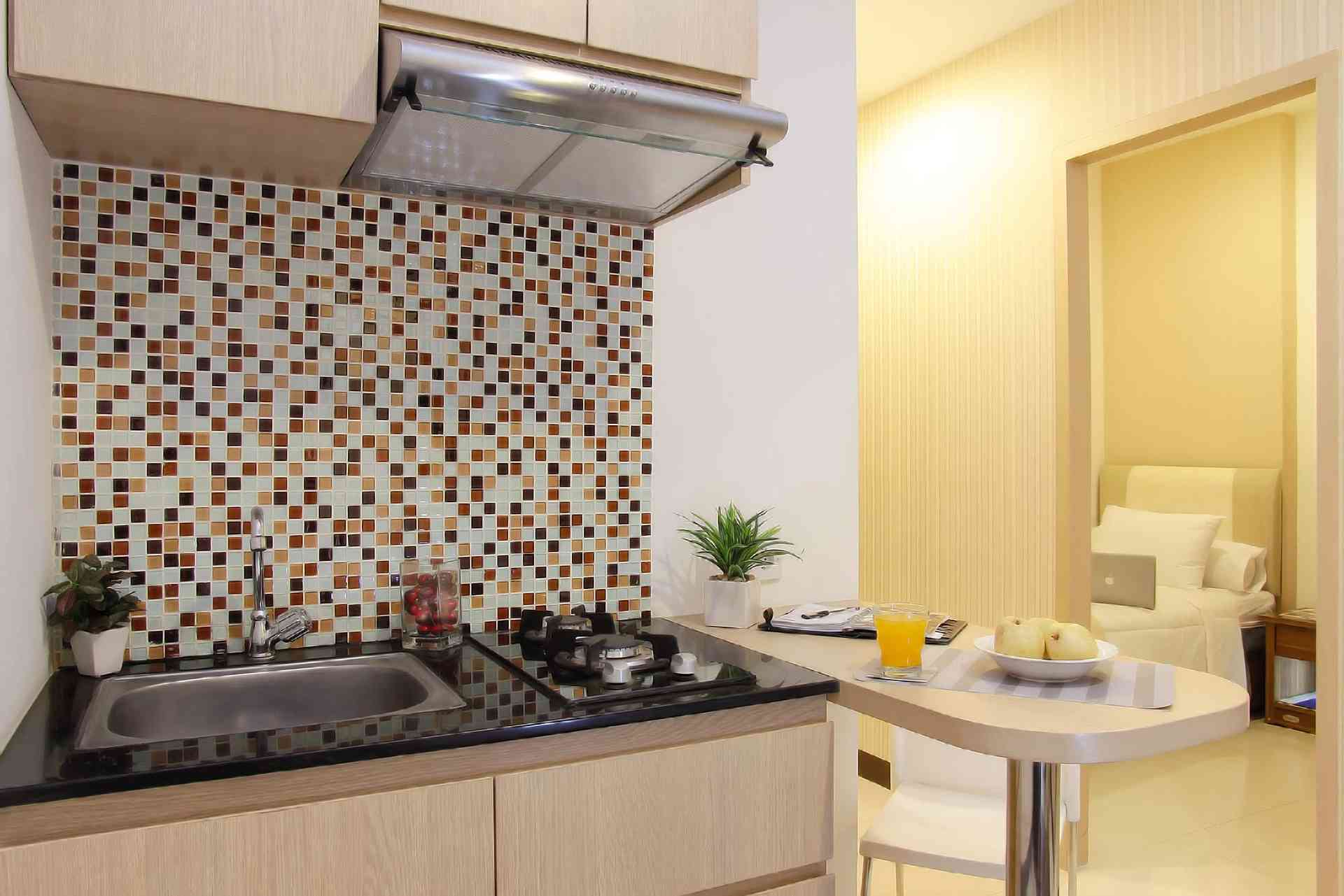 Ruang dapur 19 Avenue Apartemen