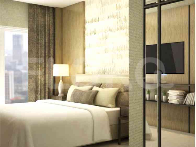 Tipe 2 Kamar Tidur di Lantai 20 untuk disewakan di Oakwood Suites La Maison - fga066 2