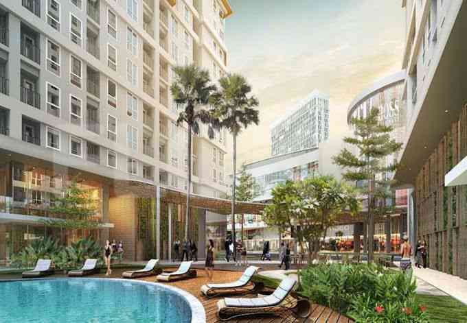 Swimming Pool Transpark Cibubur Apartment