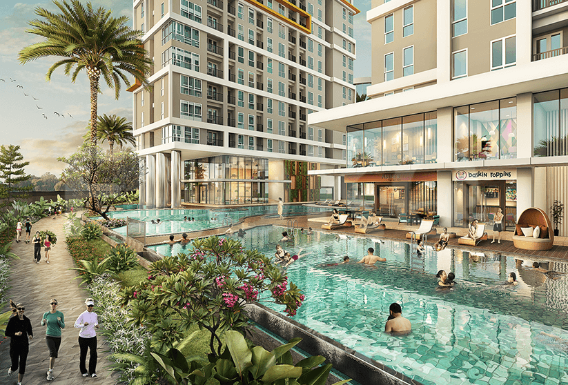 Swimming Pool Transpark Cibubur Apartment