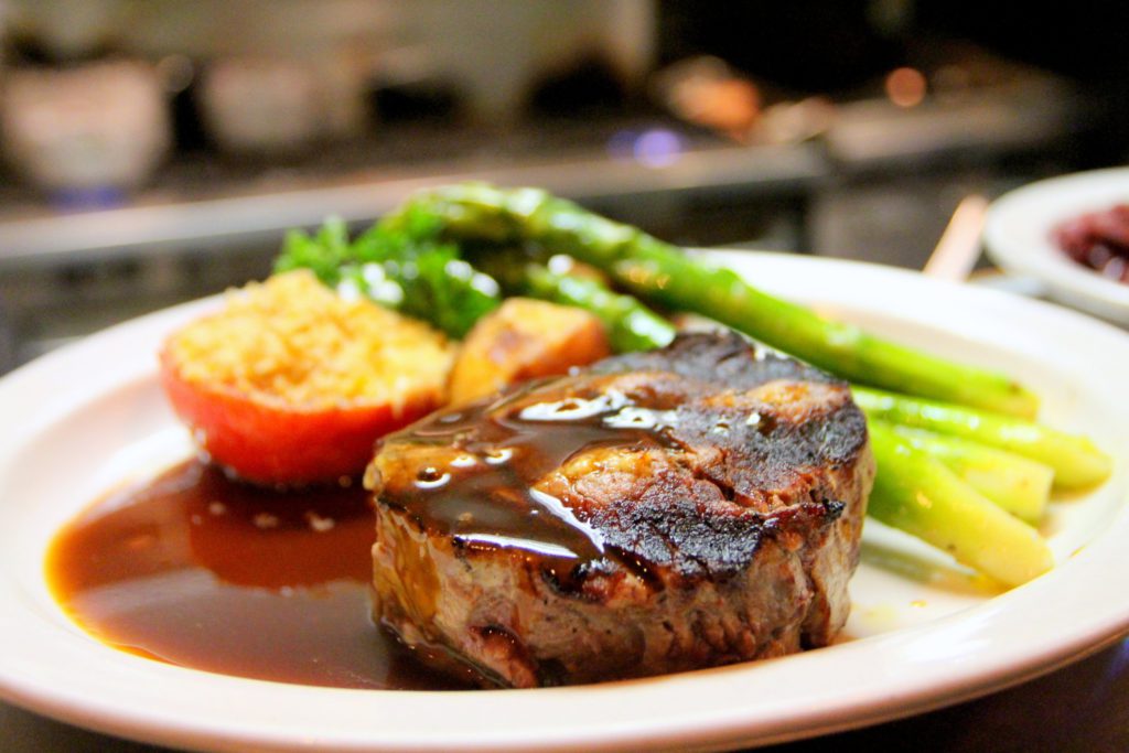 Juicy tenderloin steak from Steak 21 AYCE